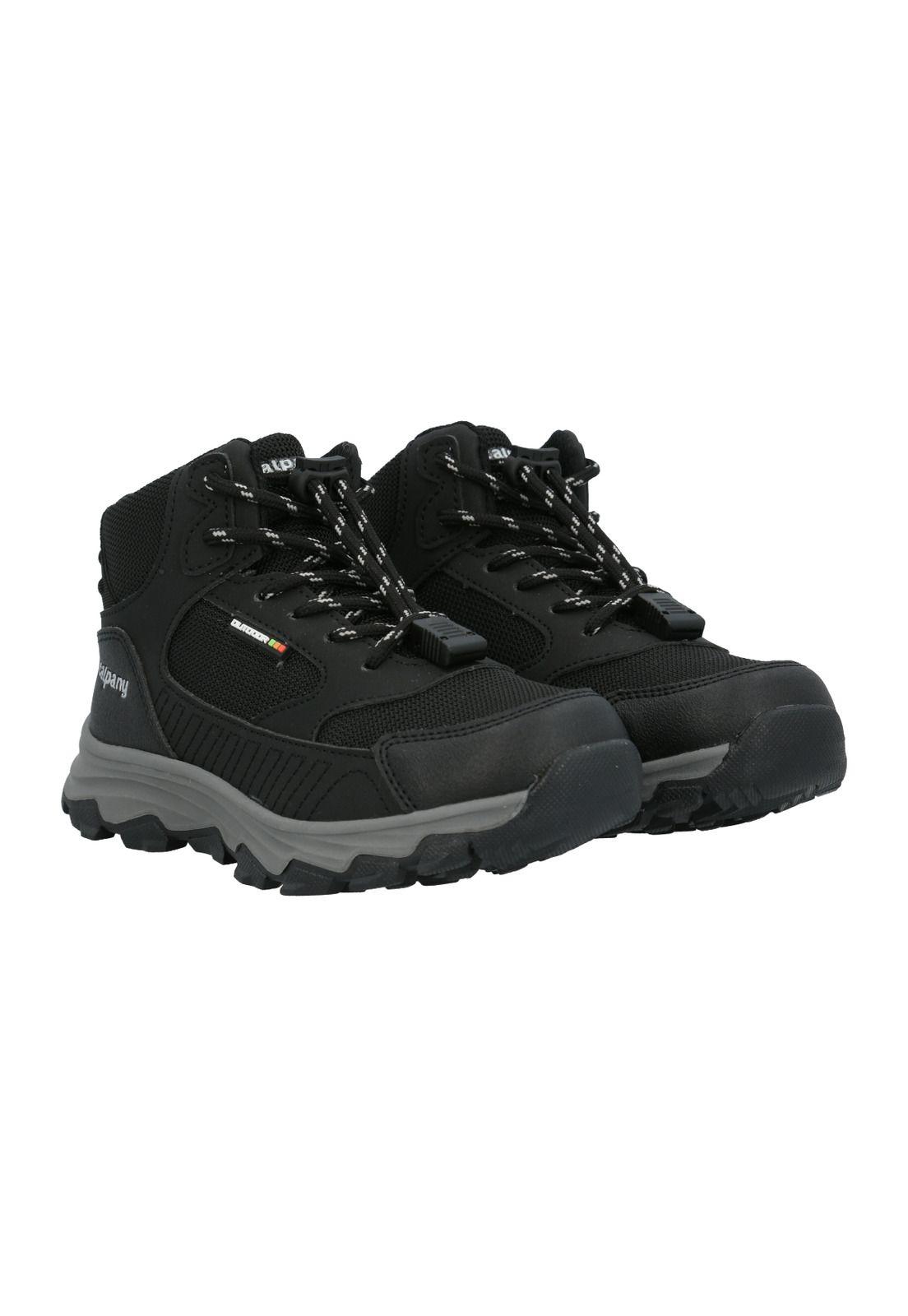 Zapatilla Aton Niño Negro-7