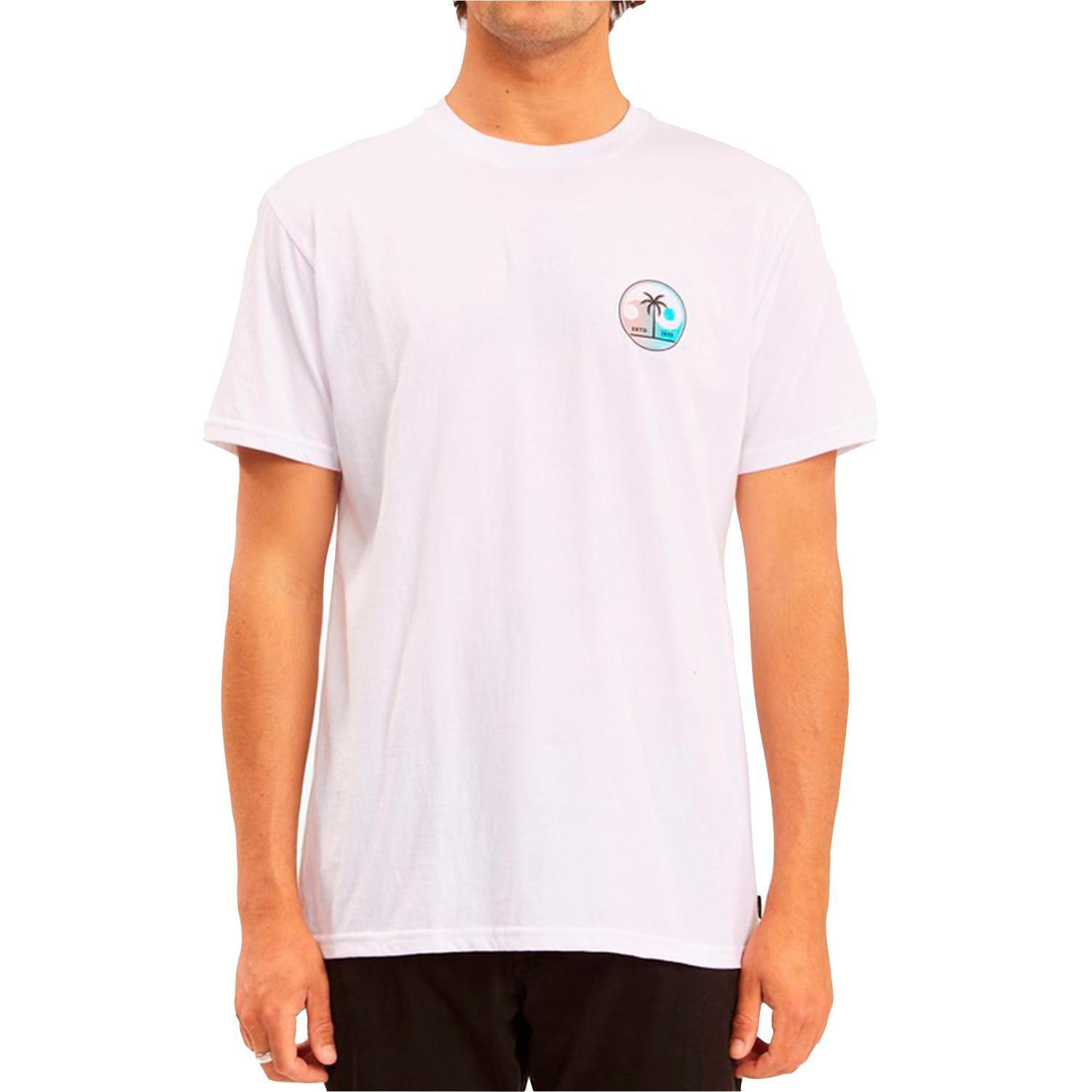 Polera M/C Hombre Yin And Wave Ss Blanco-0