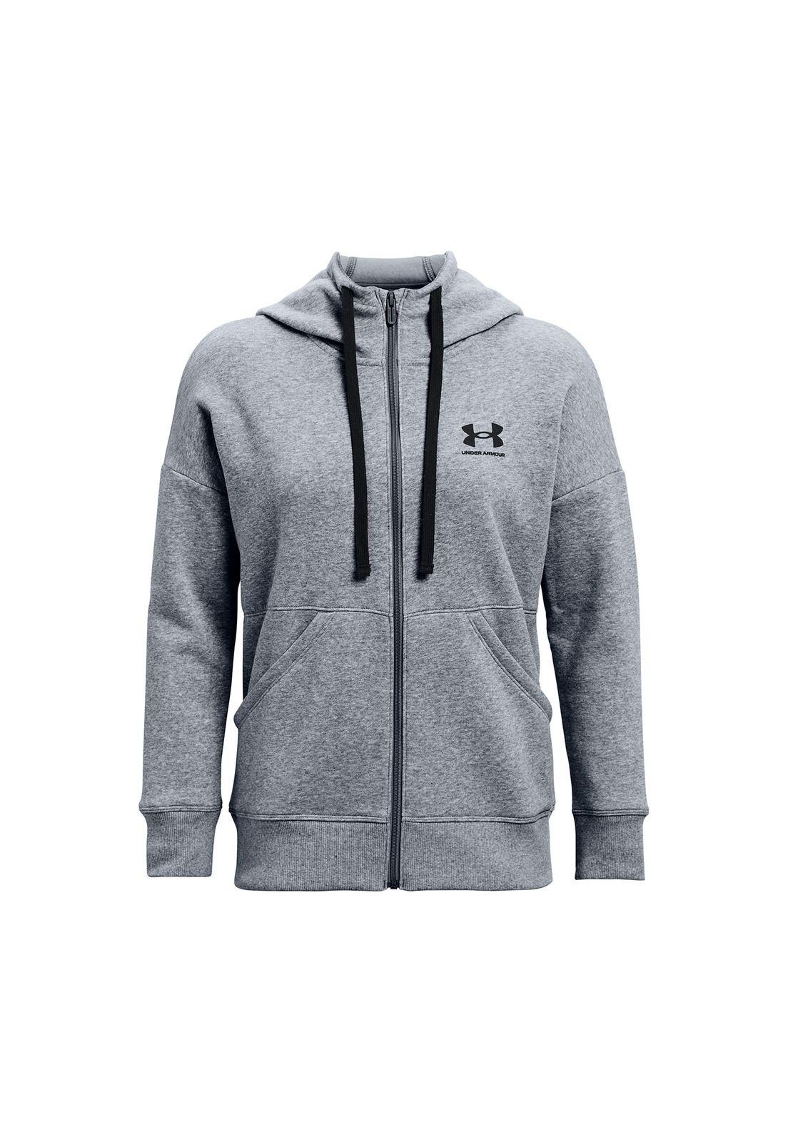 Polerón Mujer Rival Fleece Fz Hood Gris-0