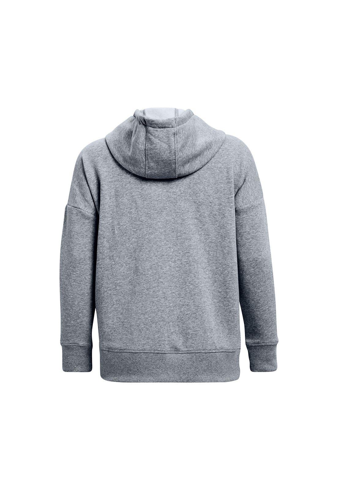 Polerón Mujer Rival Fleece Fz Hood Gris-1