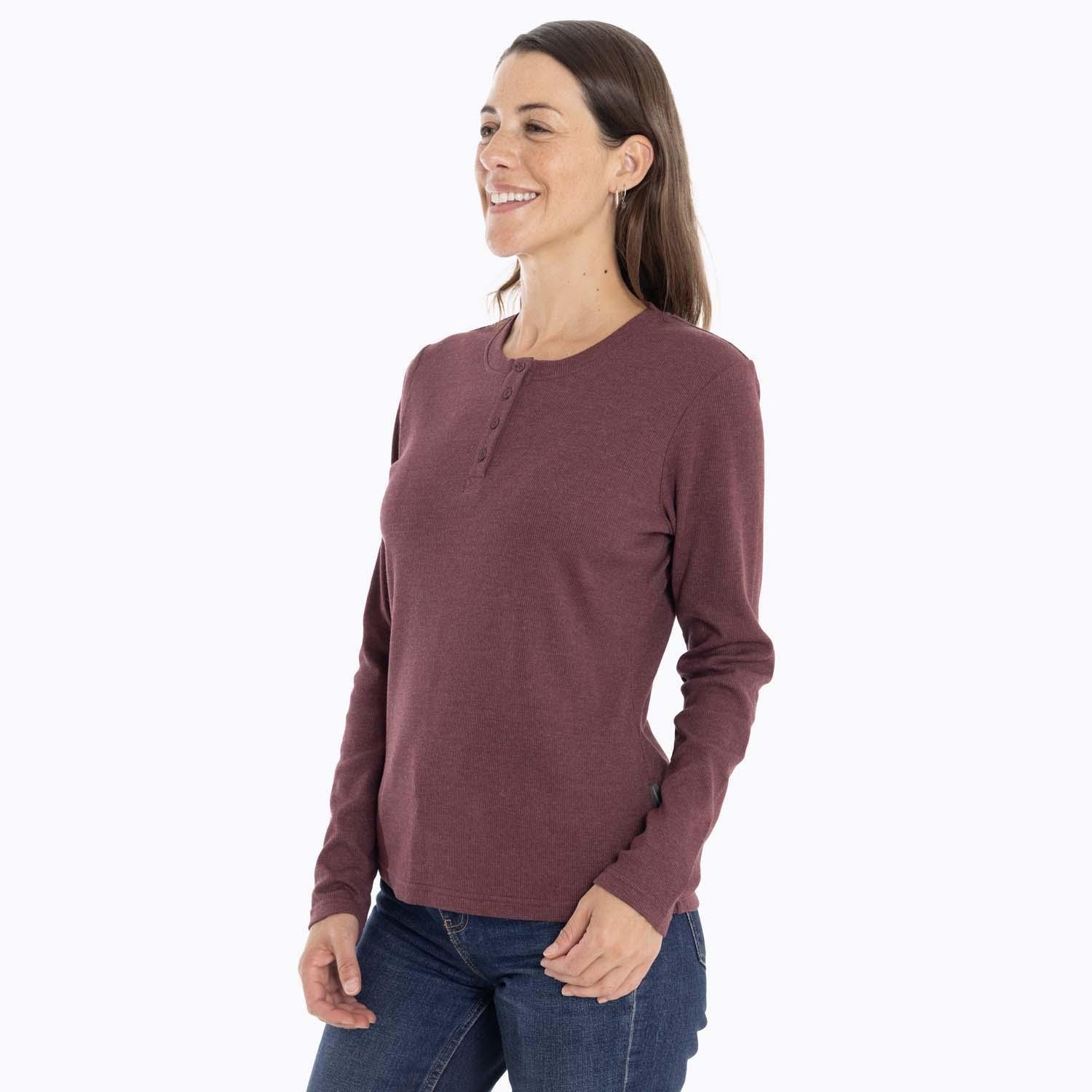 Polera Mujer Owyhee Burdeo Merrell-1