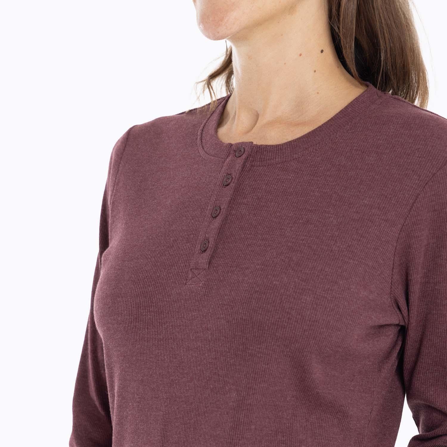 Polera Mujer Owyhee Burdeo Merrell-4