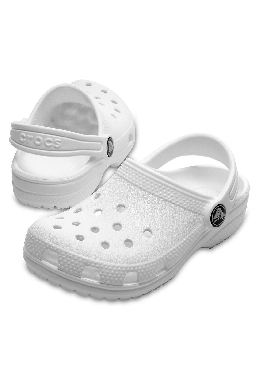Zueco Crocs Niño Classic Clog K Blanco-3