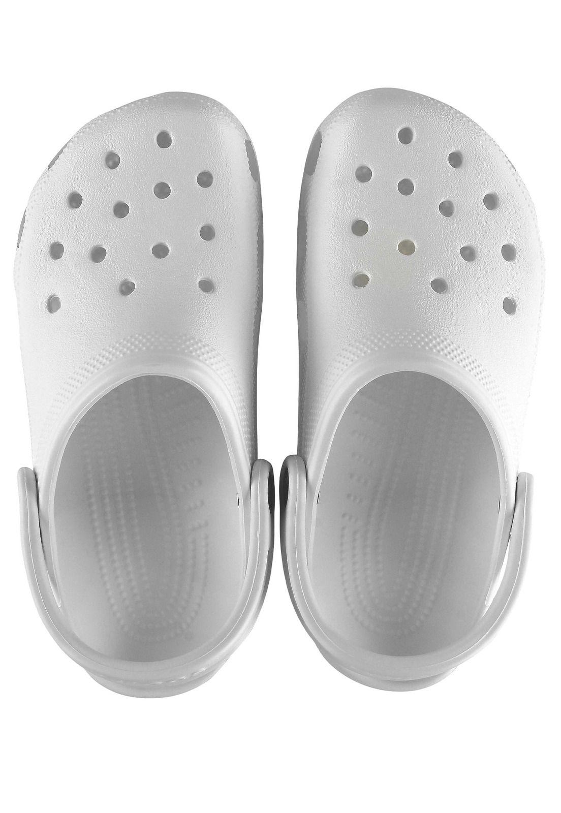 Zueco Crocs Niño Classic Clog K Blanco-4