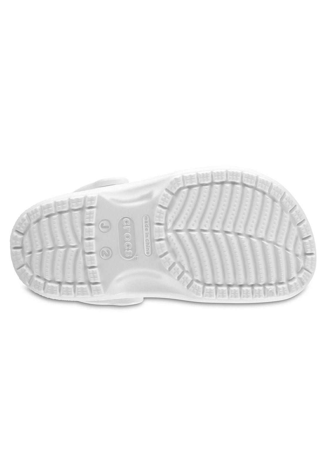 Zueco Crocs Niño Classic Clog K Blanco-5
