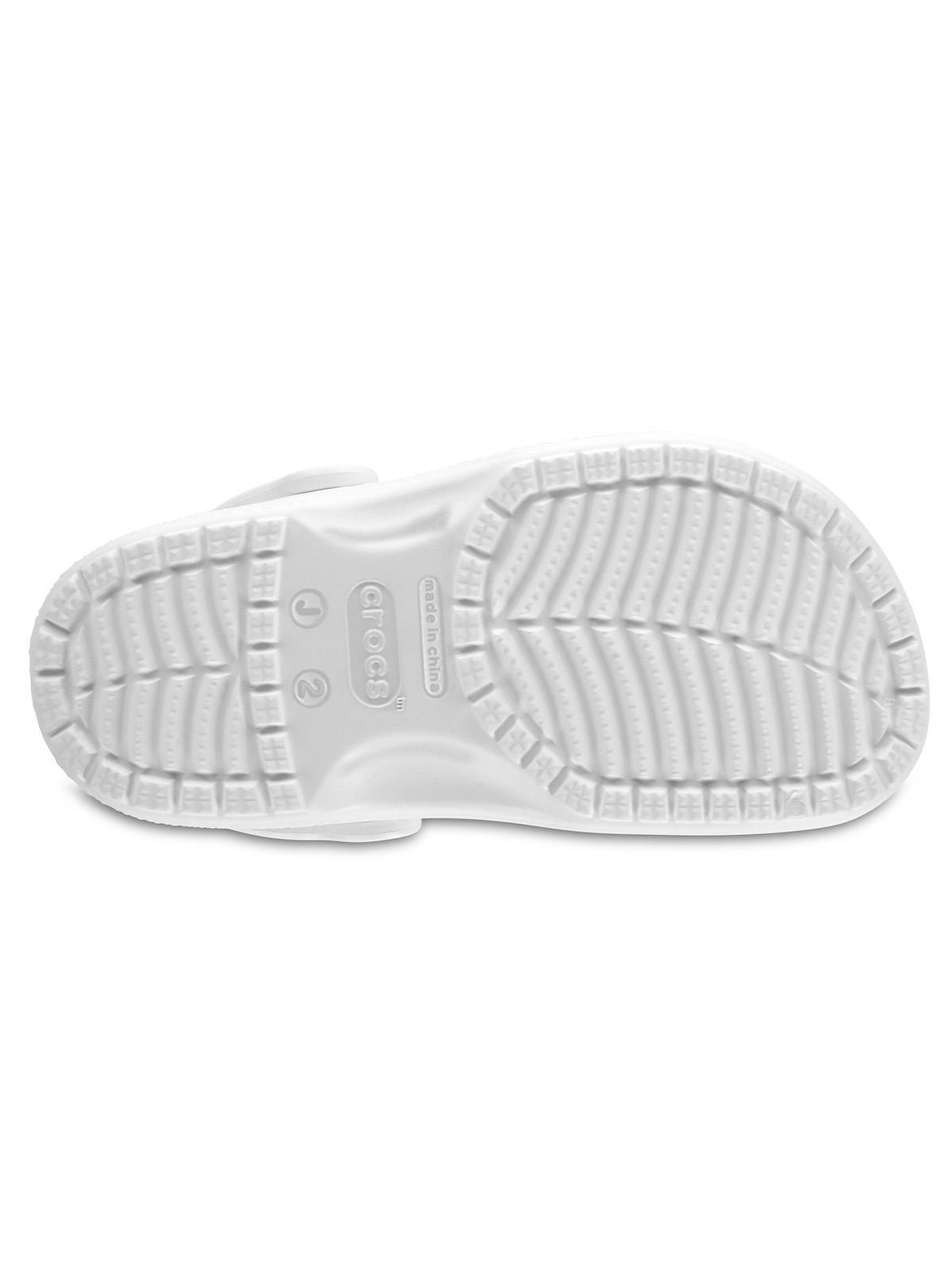 Zueco Crocs Niño Classic Clog K Blanco-6