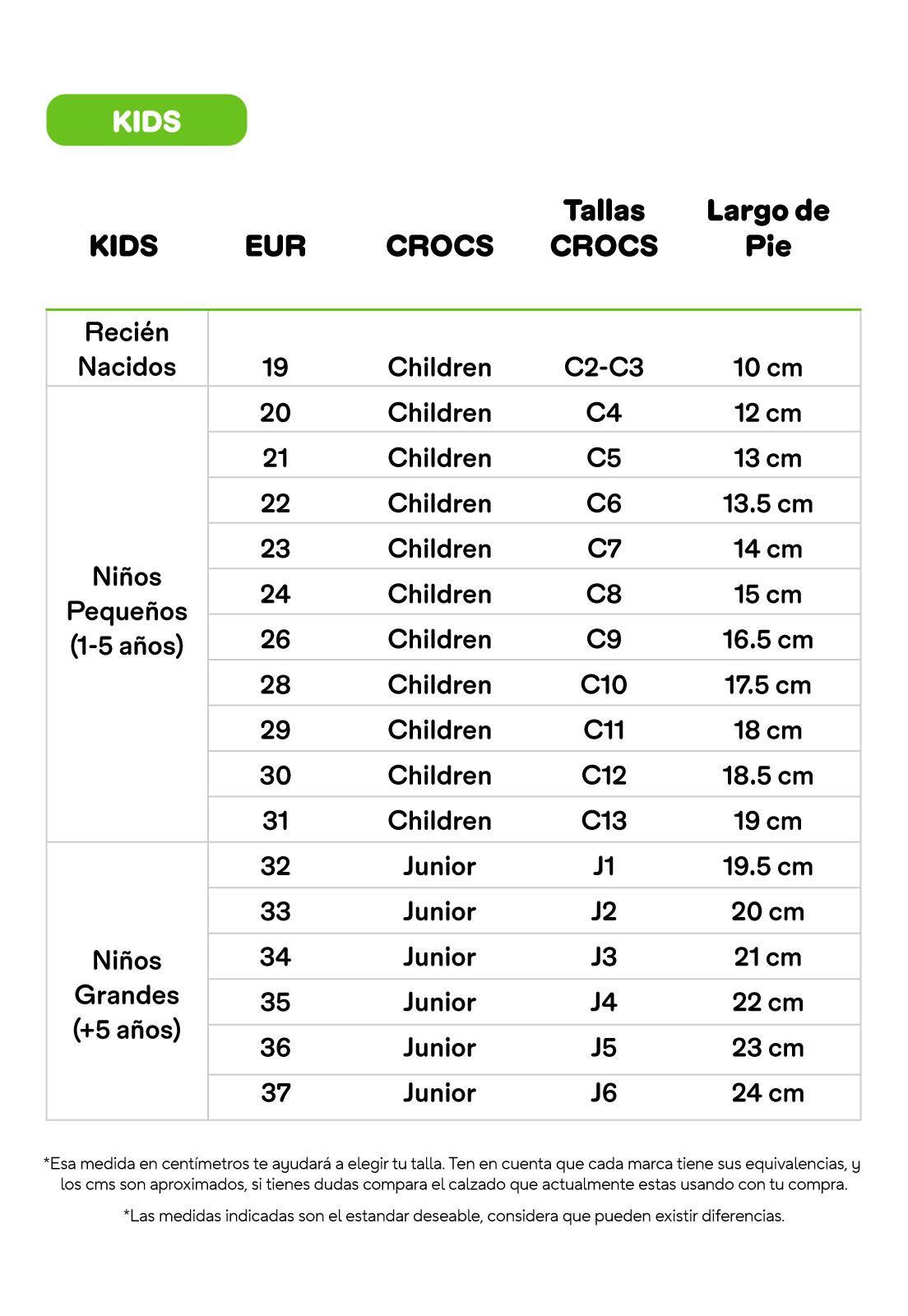 Zueco Crocs Niño Classic Clog K Blanco-2