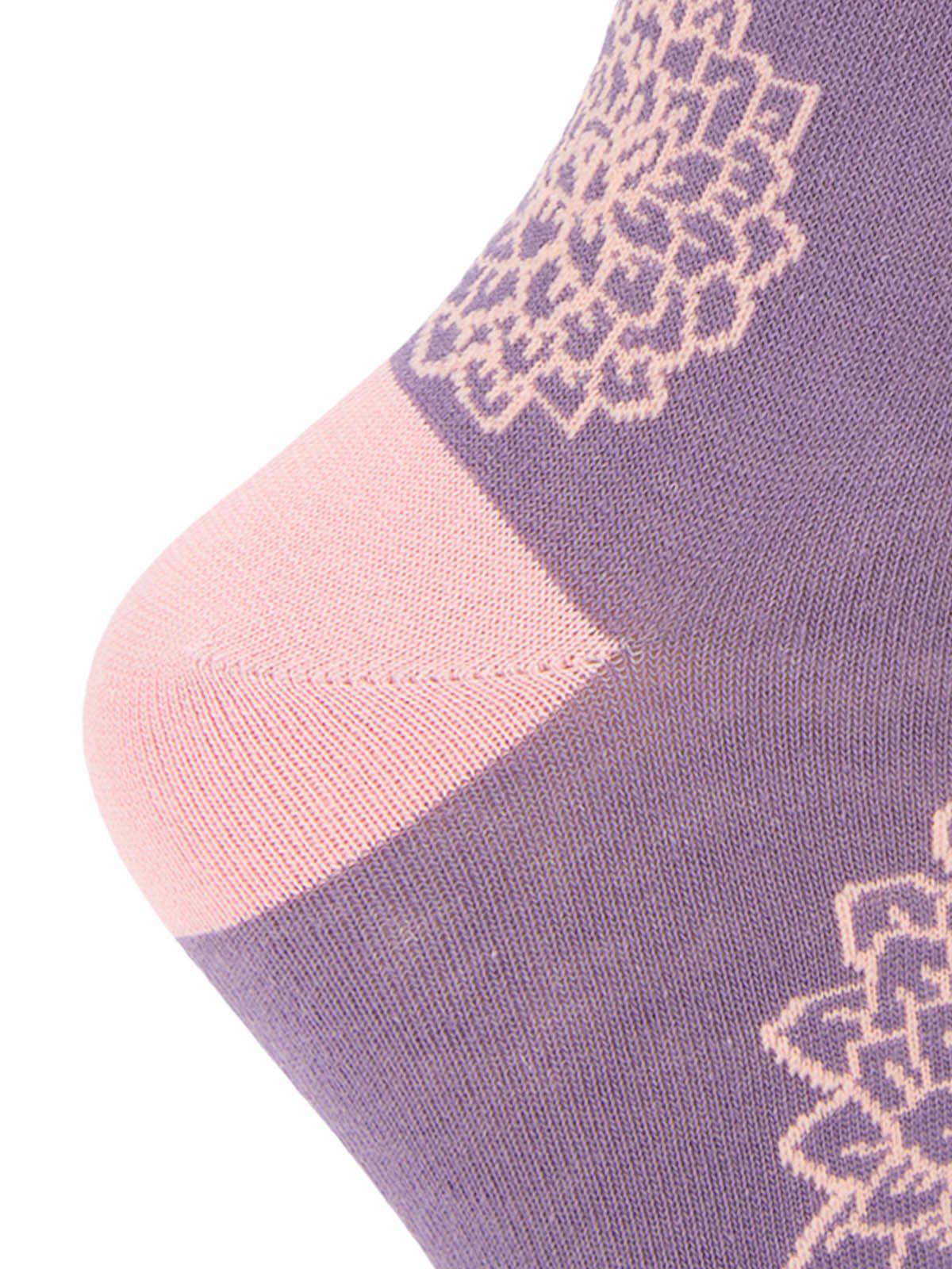 Calcetin Bambú Mujer St Dalia Morado-2