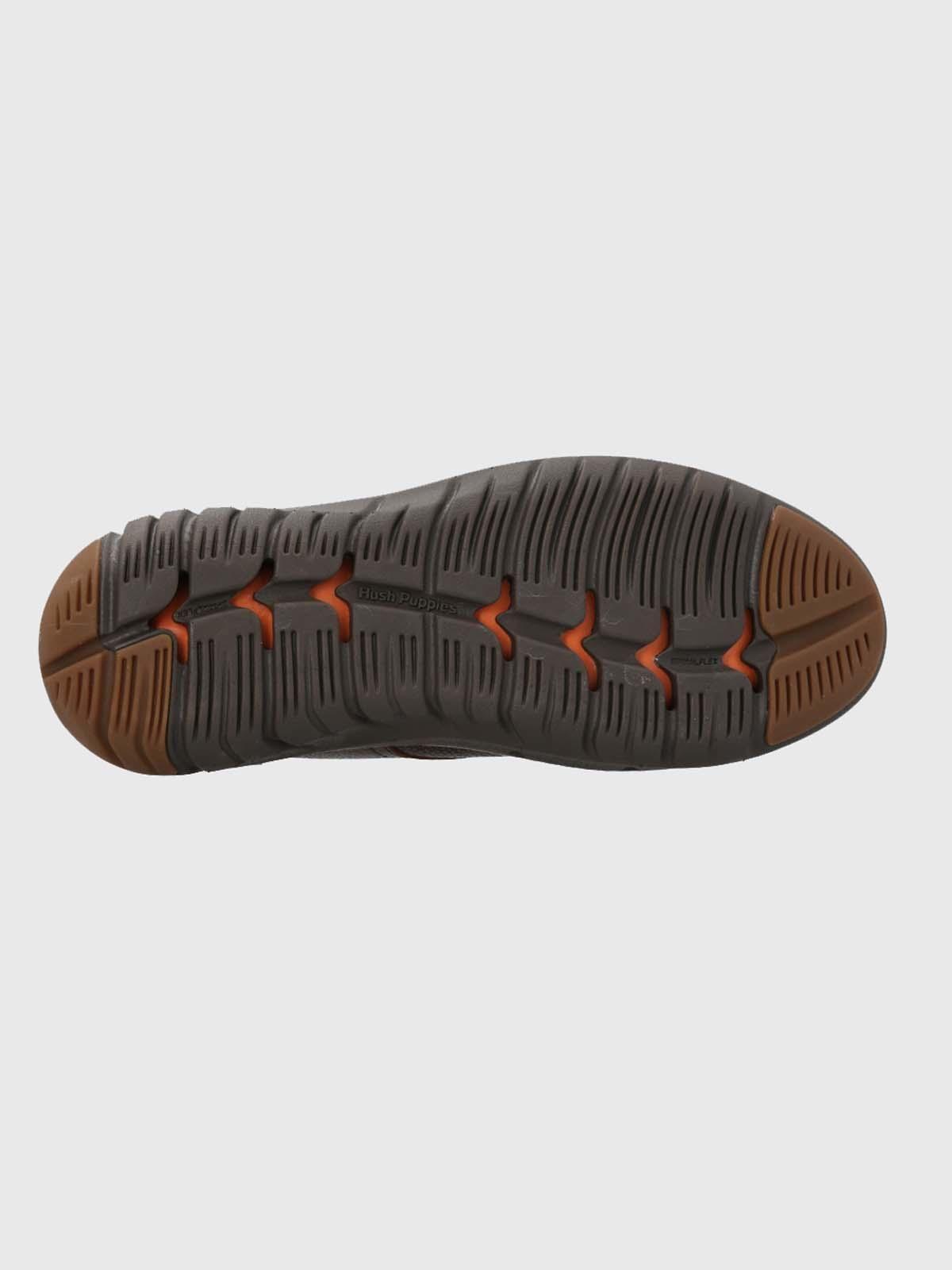 Zapatilla Cuero Hombre Smart Laceup Café-7