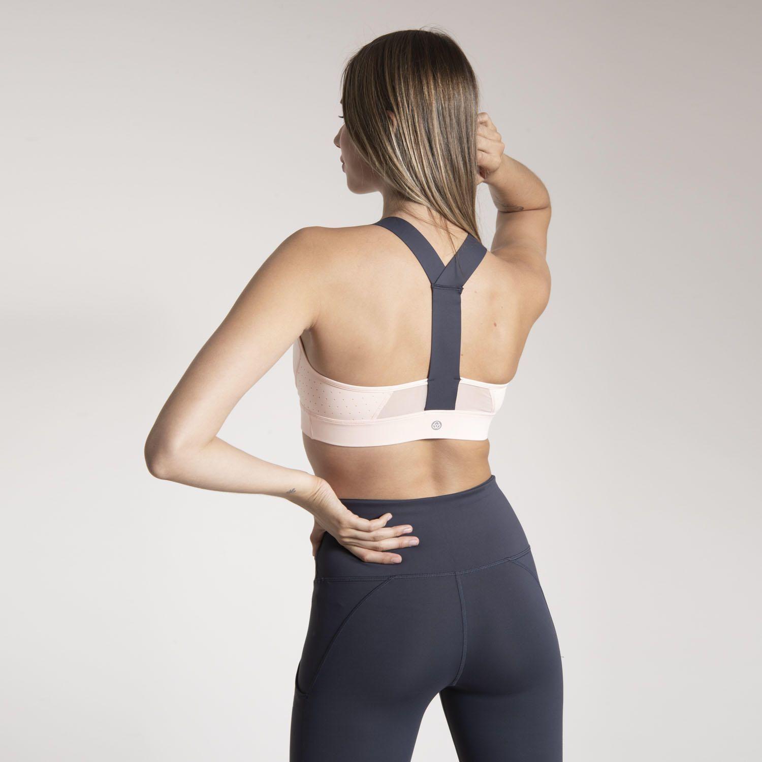 Peto Mujer Y-Strap Bra Rosa-2