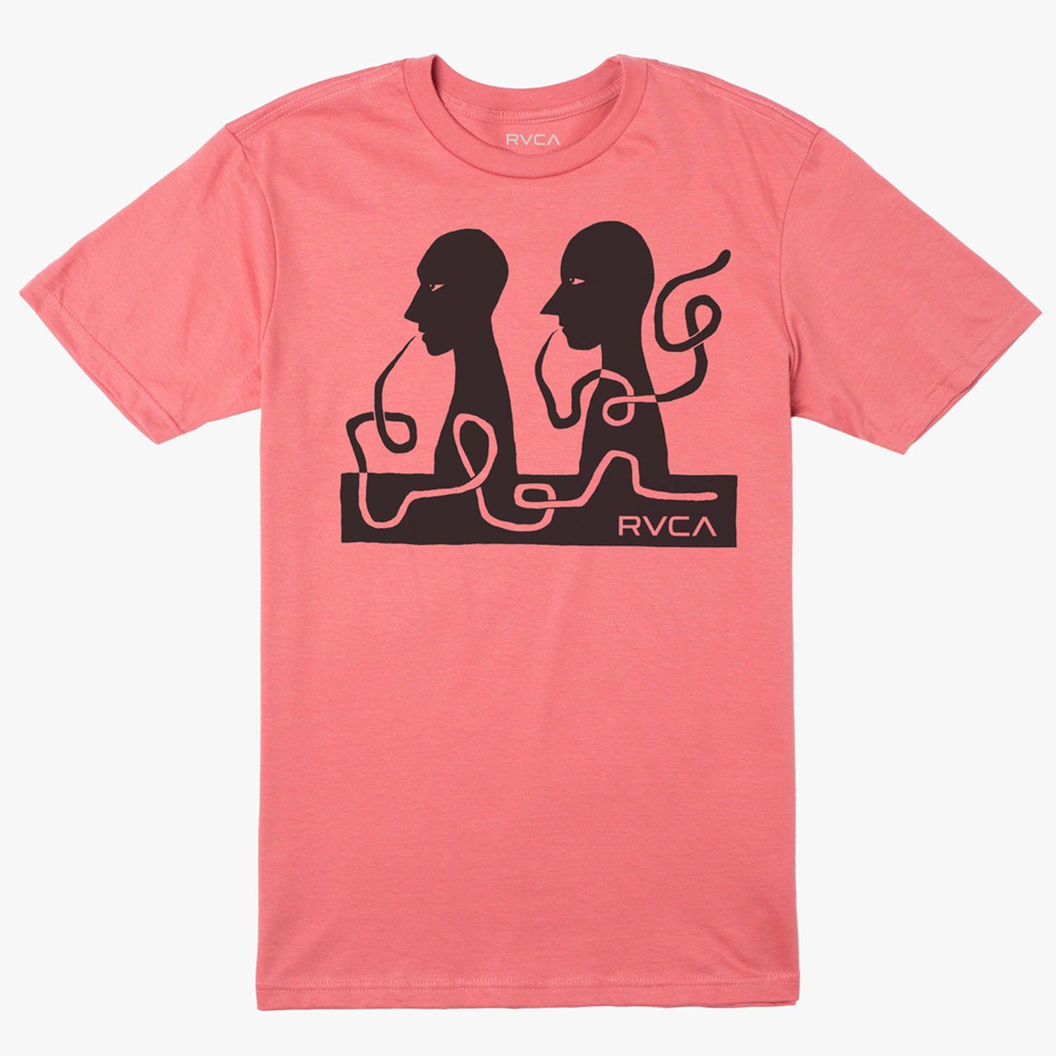 Polera M/C Hombre Silhouettes Rosa-0