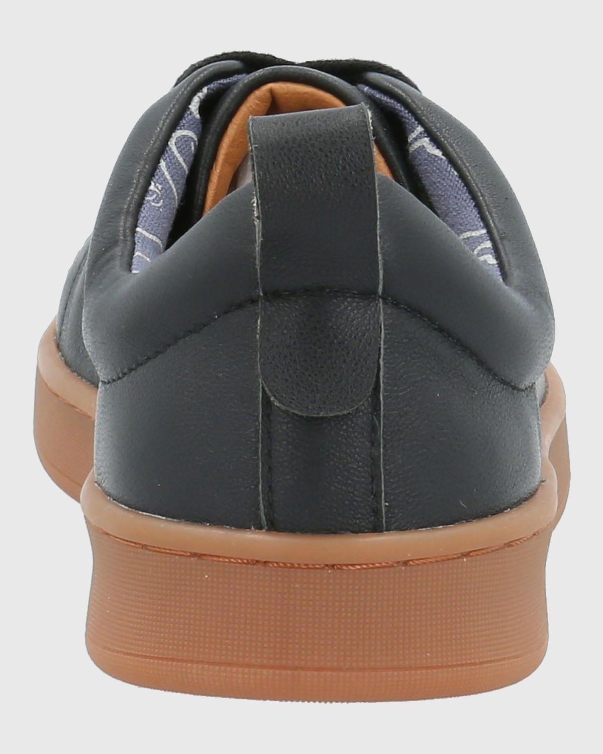 Zapatilla Cuero Mujer Tottem Negro-6