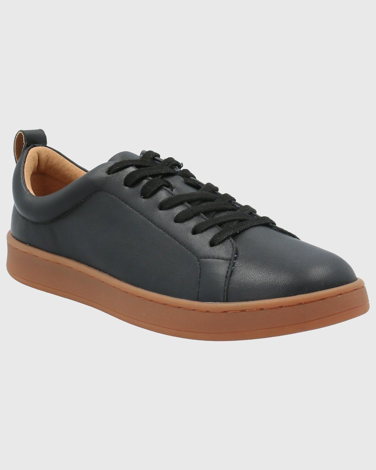 Zapatilla Cuero Mujer Tottem Negro-0