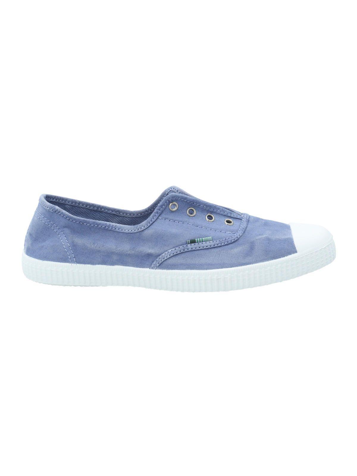 Zapatilla Algodón Org Mujer Greece Celeste-0