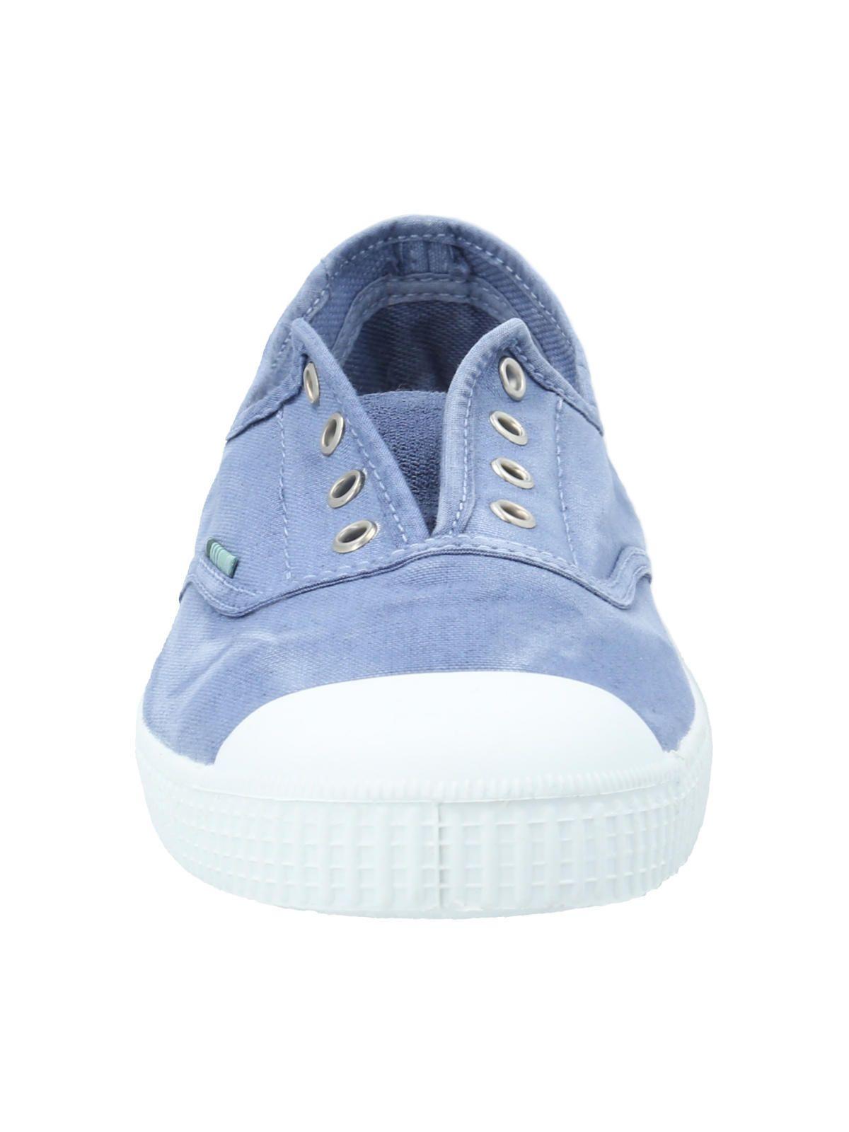 Zapatilla Algodón Org Mujer Greece Celeste-3