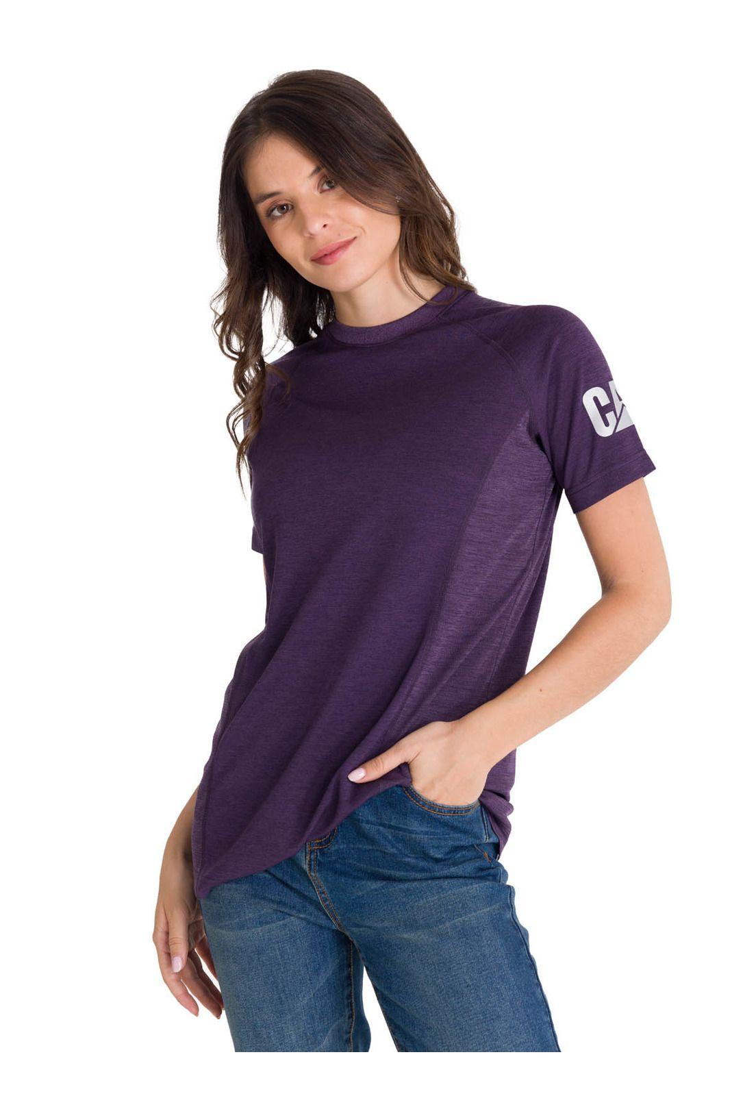 Polera Lightweight Cooling Crew Mujer Púrpura-0