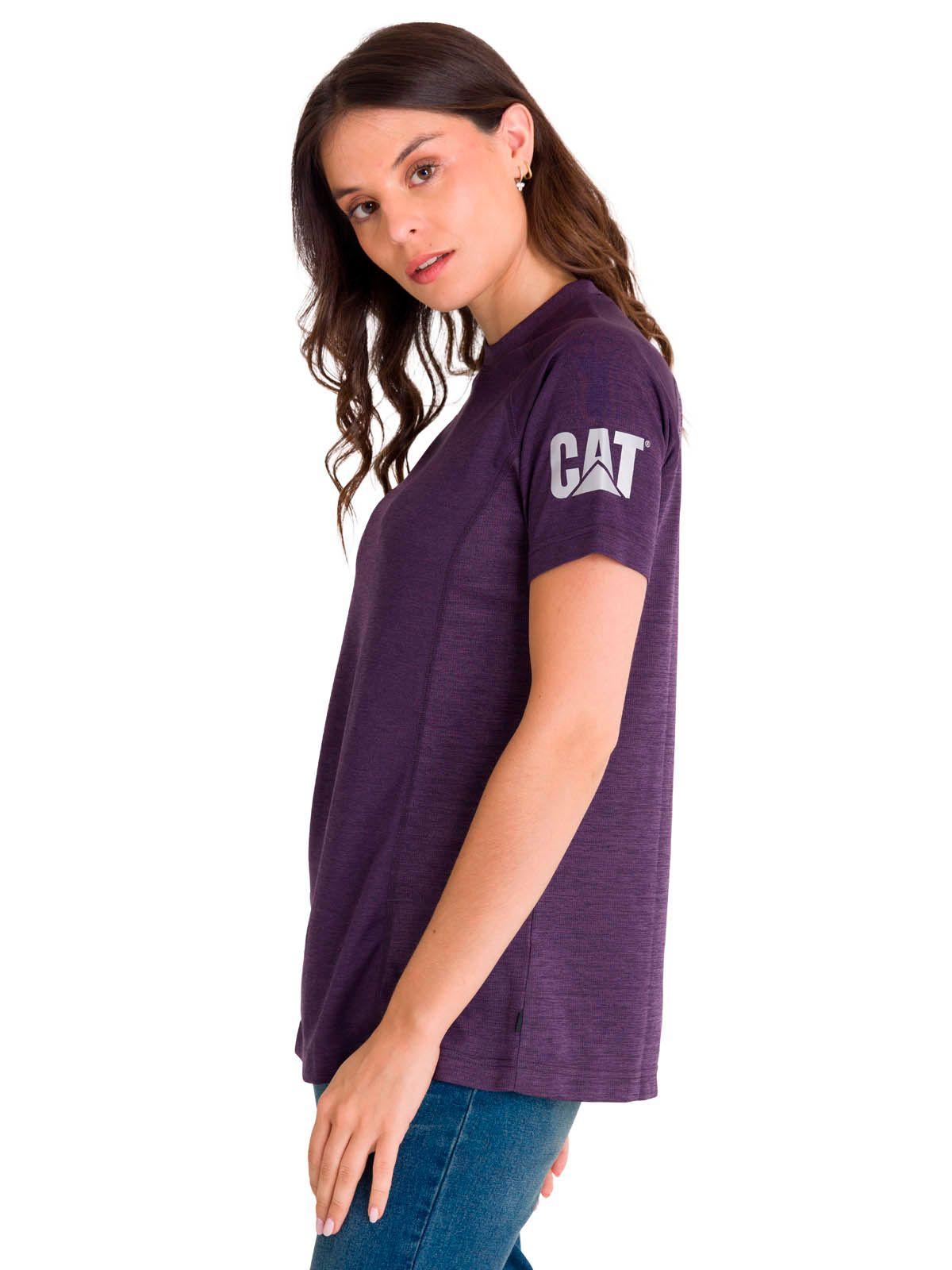 Polera Lightweight Cooling Crew Mujer Púrpura-1