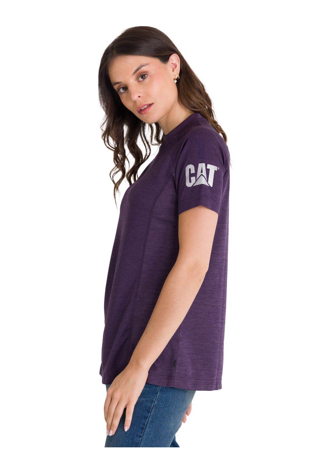 Polera Lightweight Cooling Crew Mujer Púrpura-1