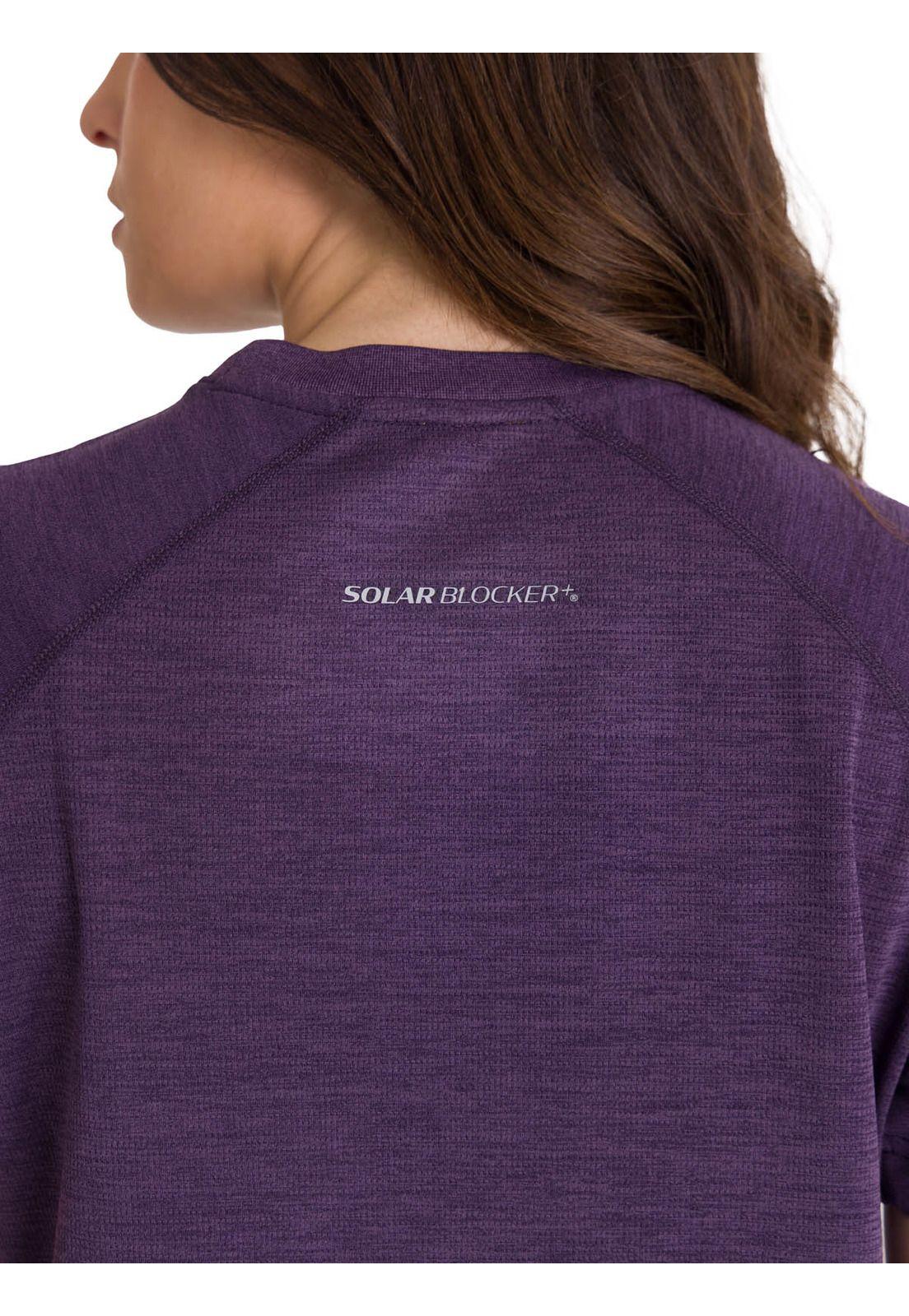 Polera Lightweight Cooling Crew Mujer Púrpura-3