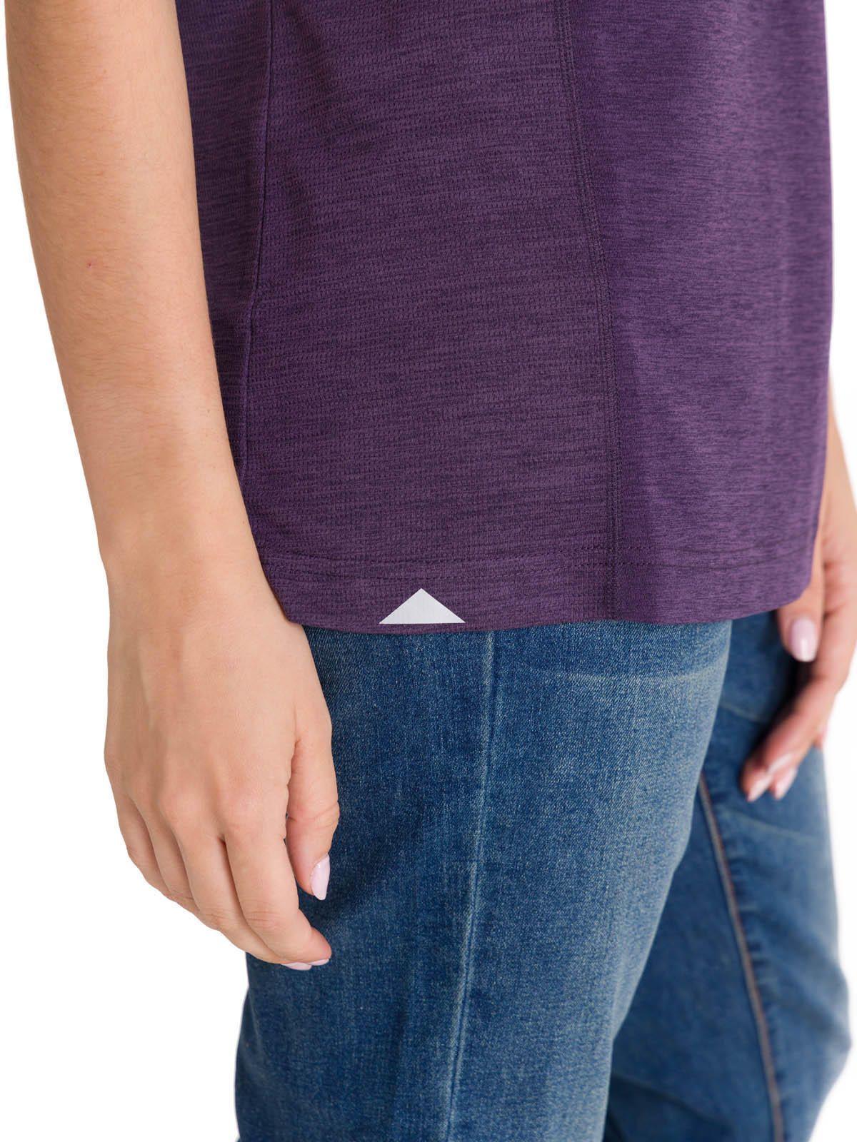 Polera Mcorta Lightweight Cooling Crew Mujer Púrpura-4