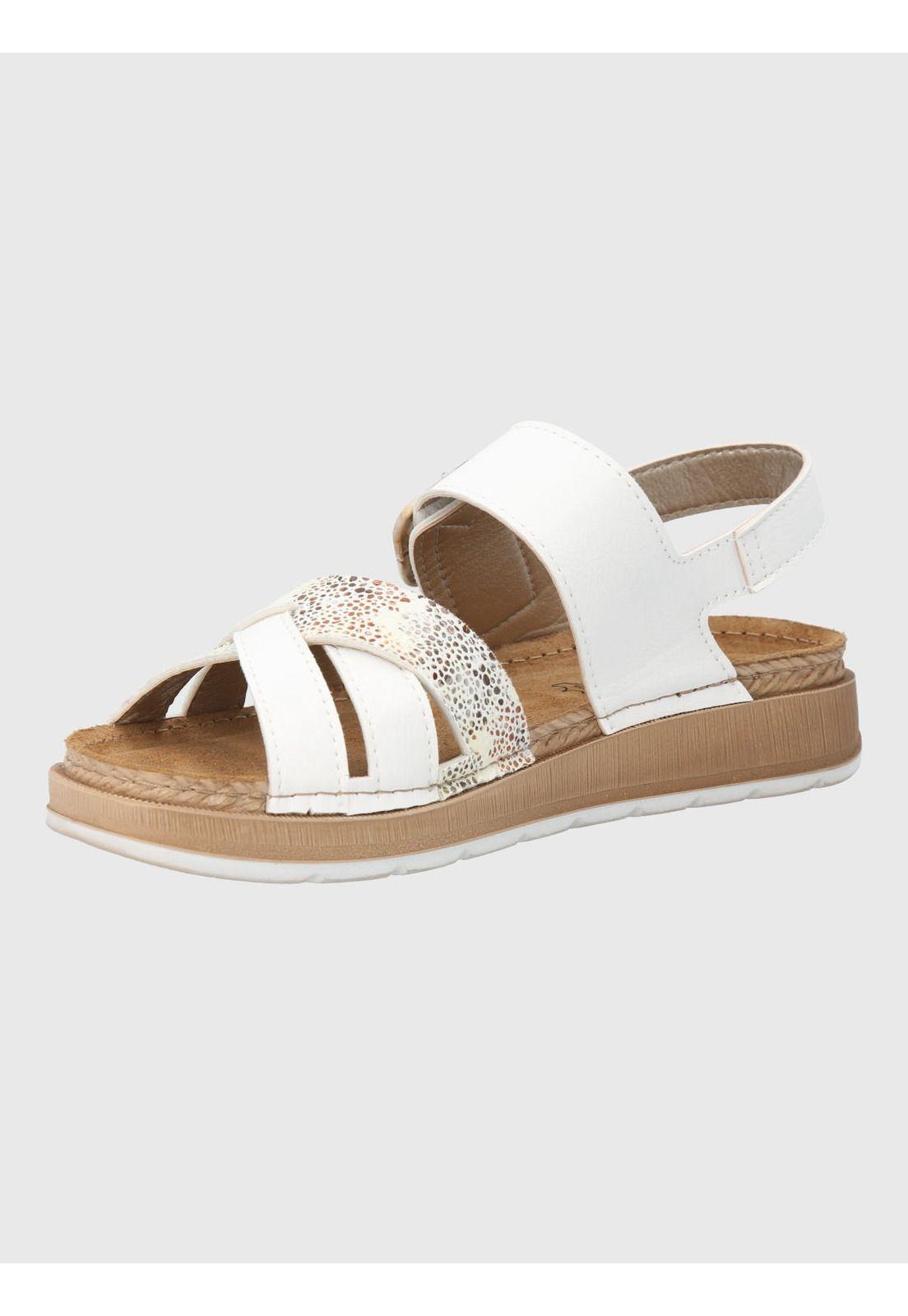 Sandalia Belana Mujer Blanca-1