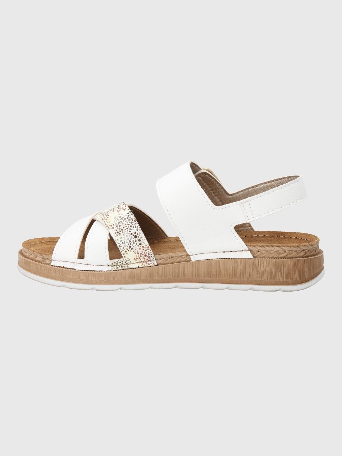 Sandalia Belana Mujer Blanca-3
