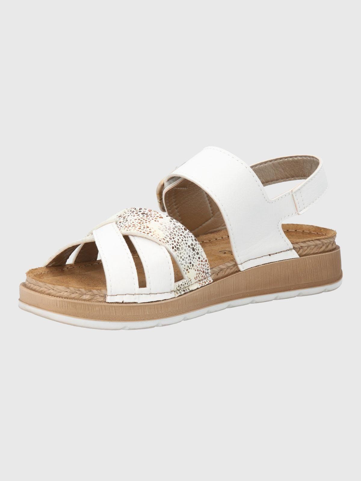 Sandalia Belana Mujer Blanca-1