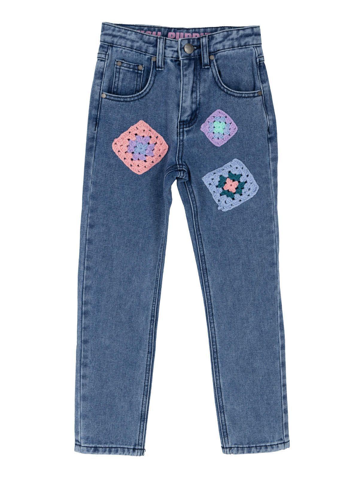 Jeans Niña Macrame Denim-0