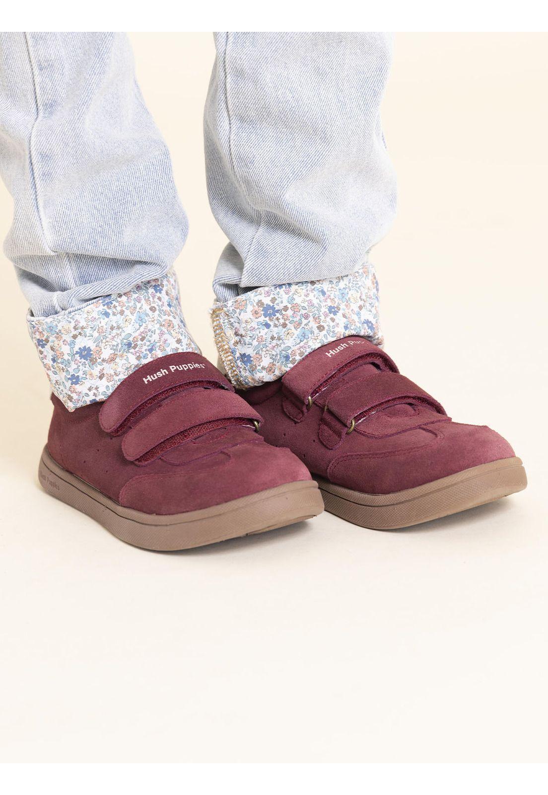 Zapatilla Cuero Clara-K Niña Rosado-1