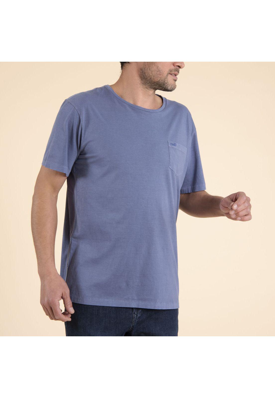 Polera Hombre Nicepocket Azul-1