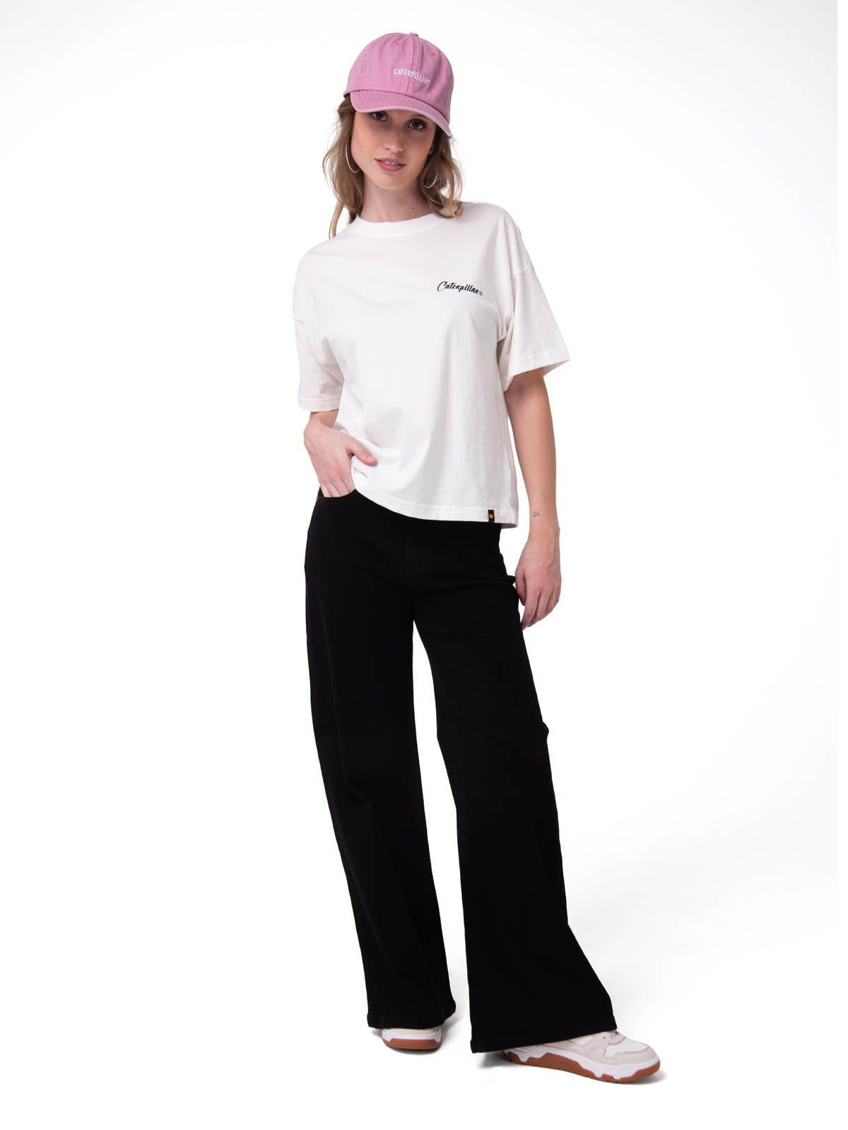 Polera Manga Corta Mujer Moment In Time Blanco-0