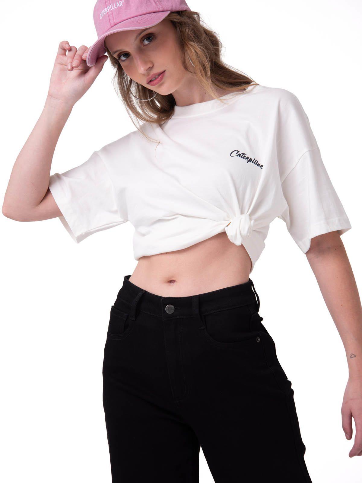 Polera Manga Corta Mujer Moment In Time Blanco-5