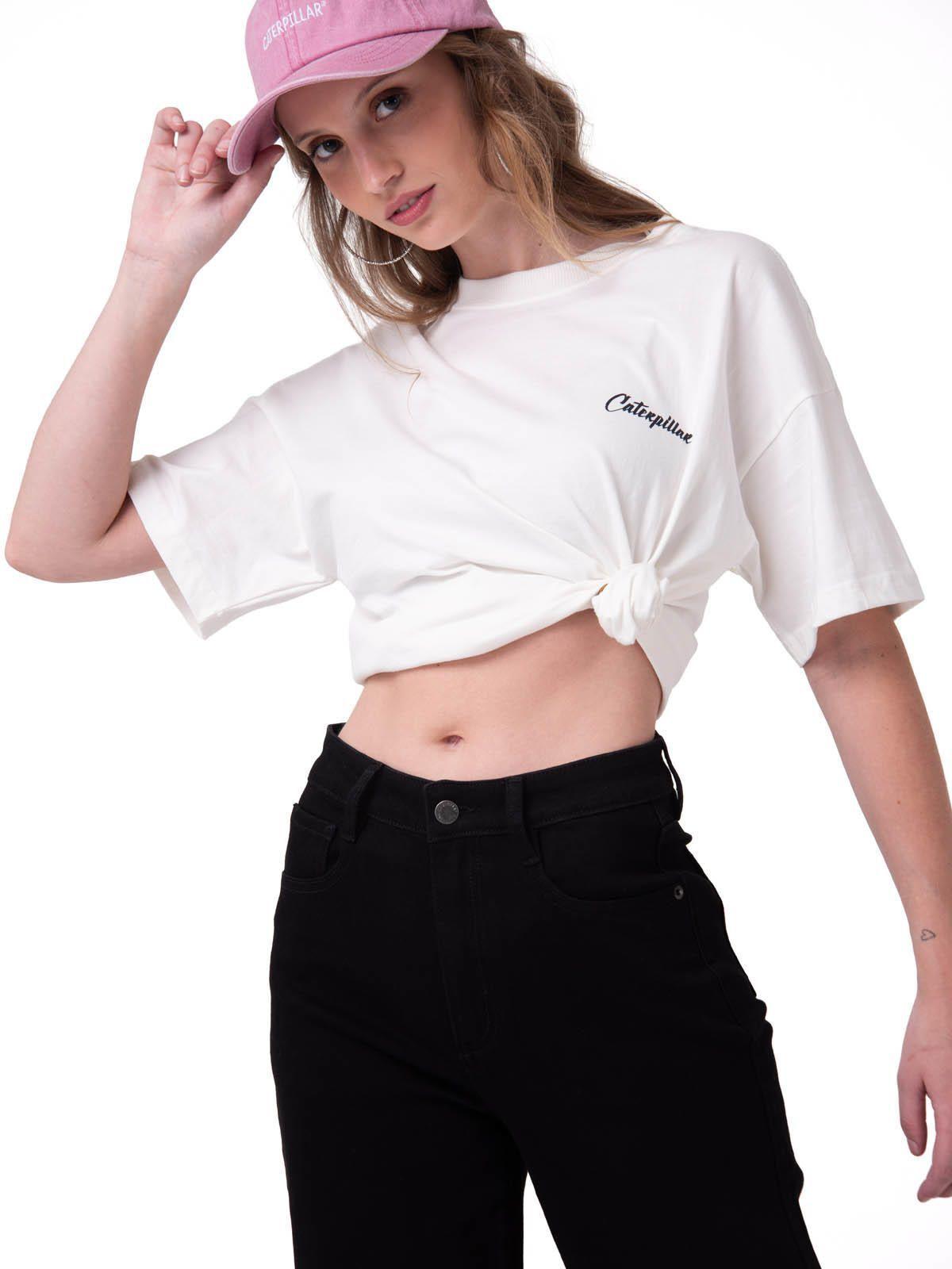 Polera Manga Corta Mujer Moment In Time Blanco-5