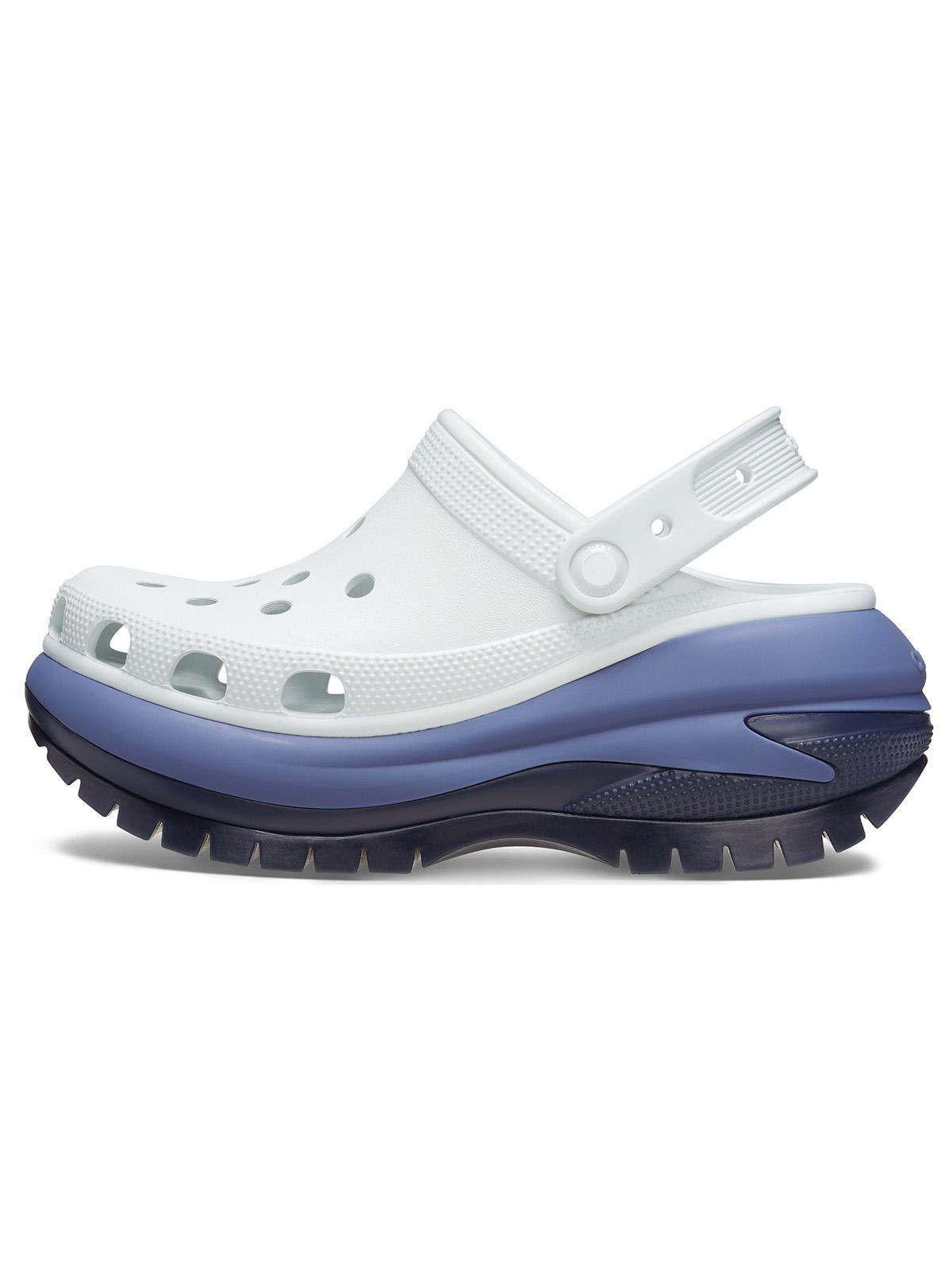 Zueco Crocs Mujer Megacrush Matte Blanco-1