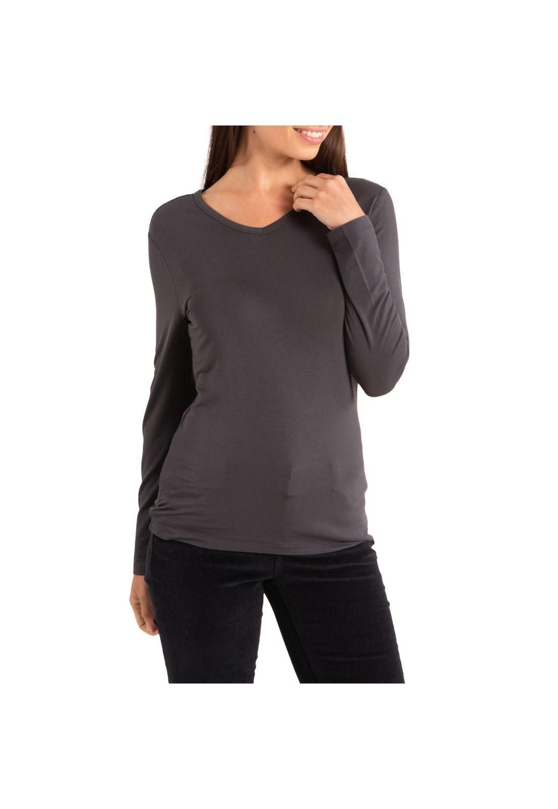 Polera Mujer Firstbambo Negro-0