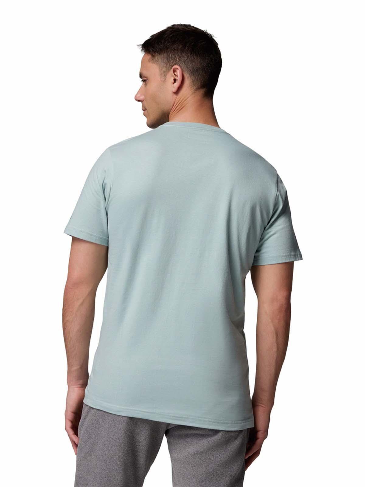 Polera M/C Hombre CSC Seasonal Logo Celeste-4