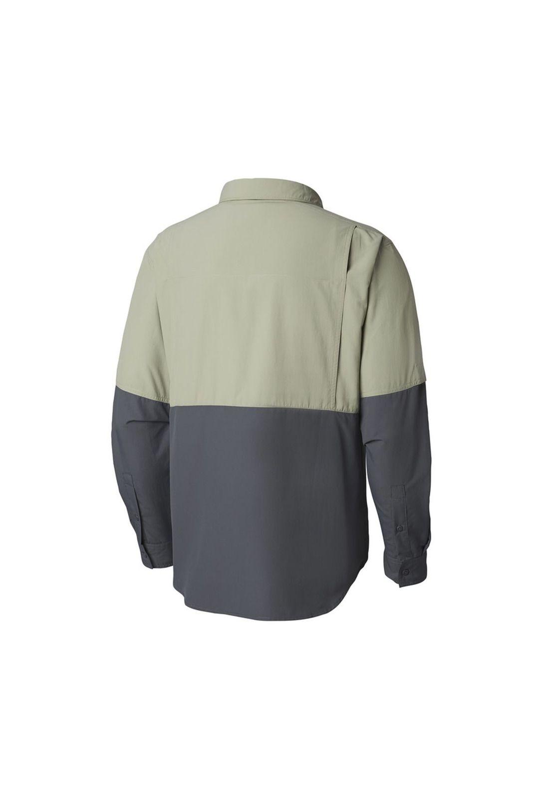 Camisa M/L Silver Ridge II Gris-1