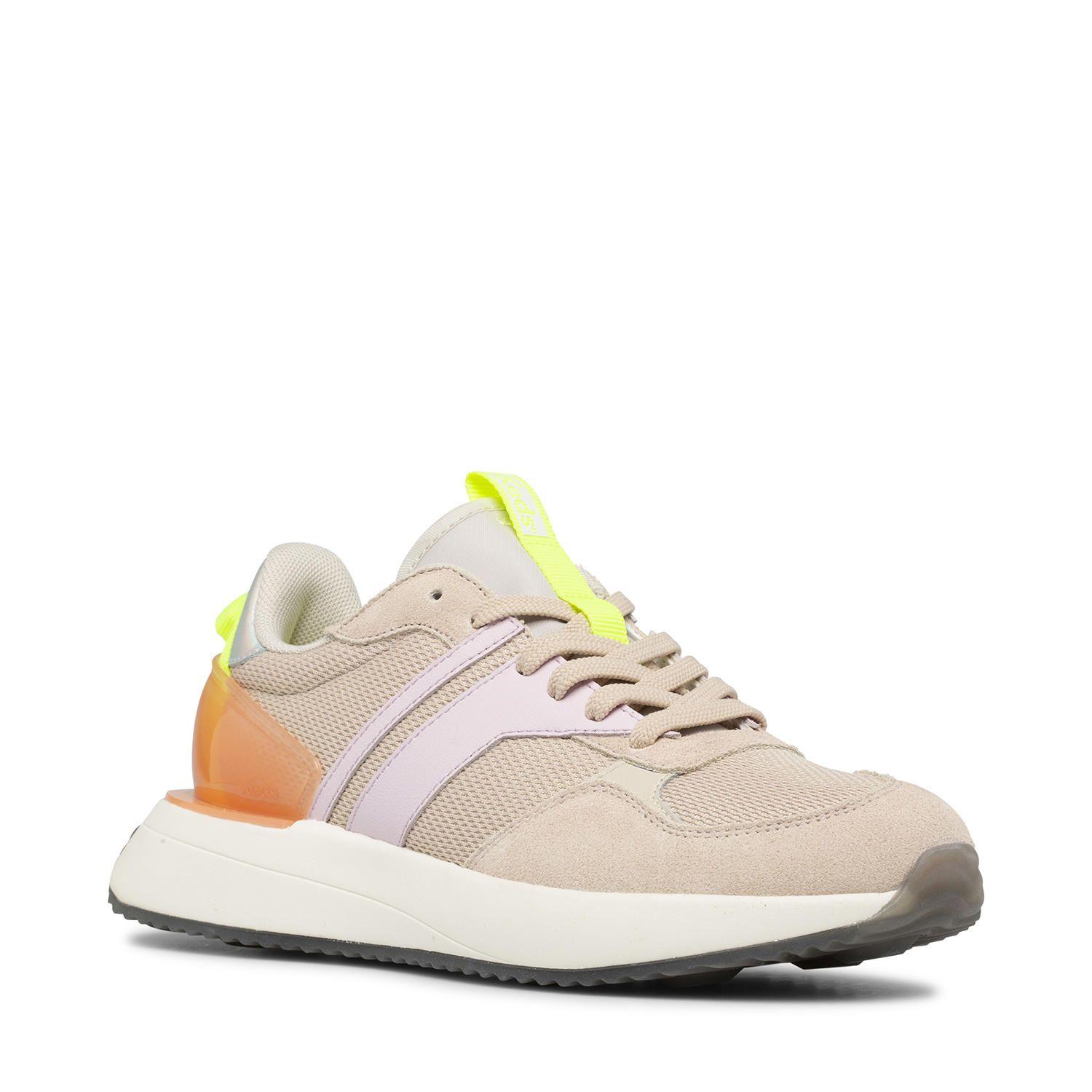 Zapatilla Cuero Mujer Tiasa Arena-1