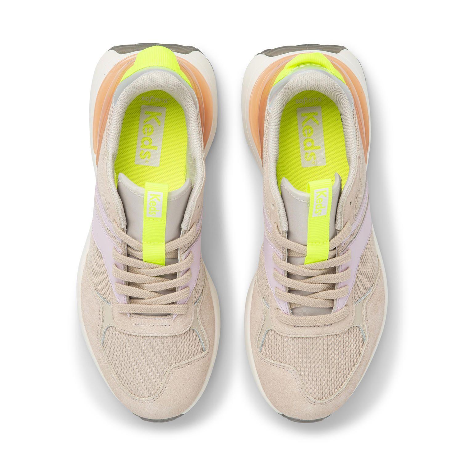 Zapatilla Cuero Mujer Tiasa Arena-3