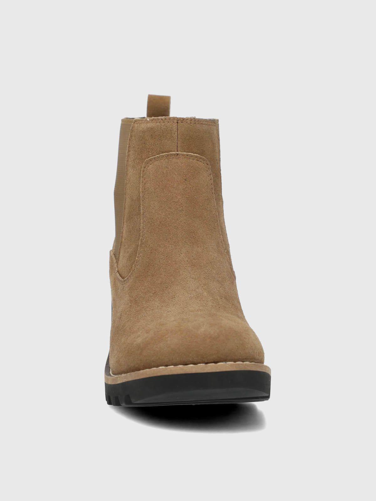 Botin Mujer Sula Chelsea Café-3