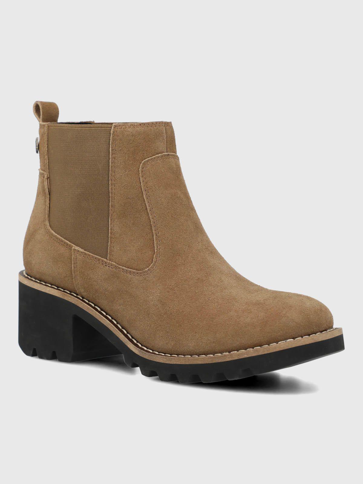 Botin Mujer Sula Chelsea Café-0