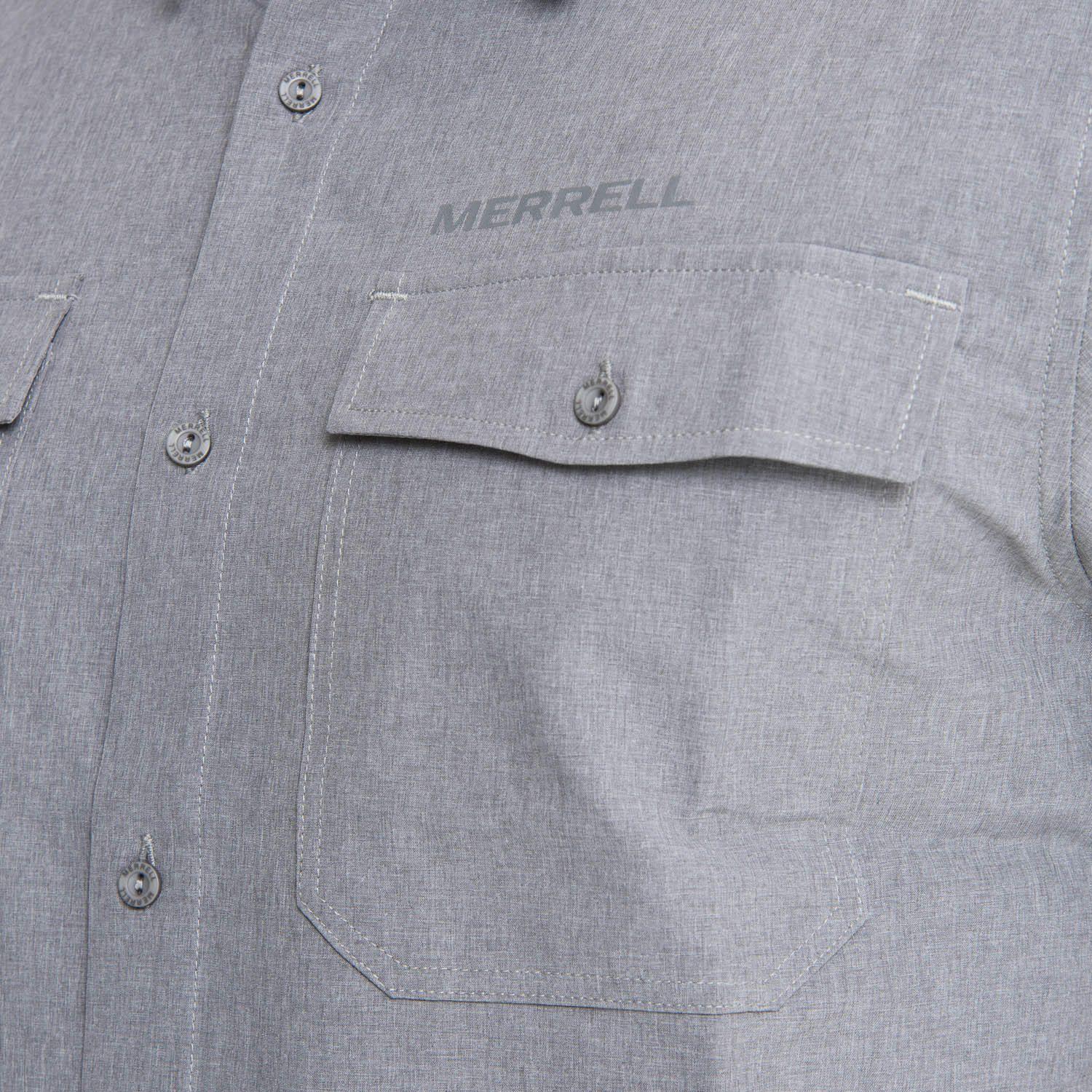 Camisa Manga Corta Hombre Akaroa Gris-4