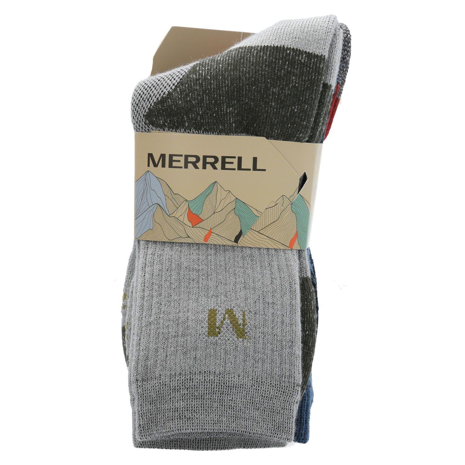 Calcetin Unisex Berk Technical Crew Multicolor Merrell-3