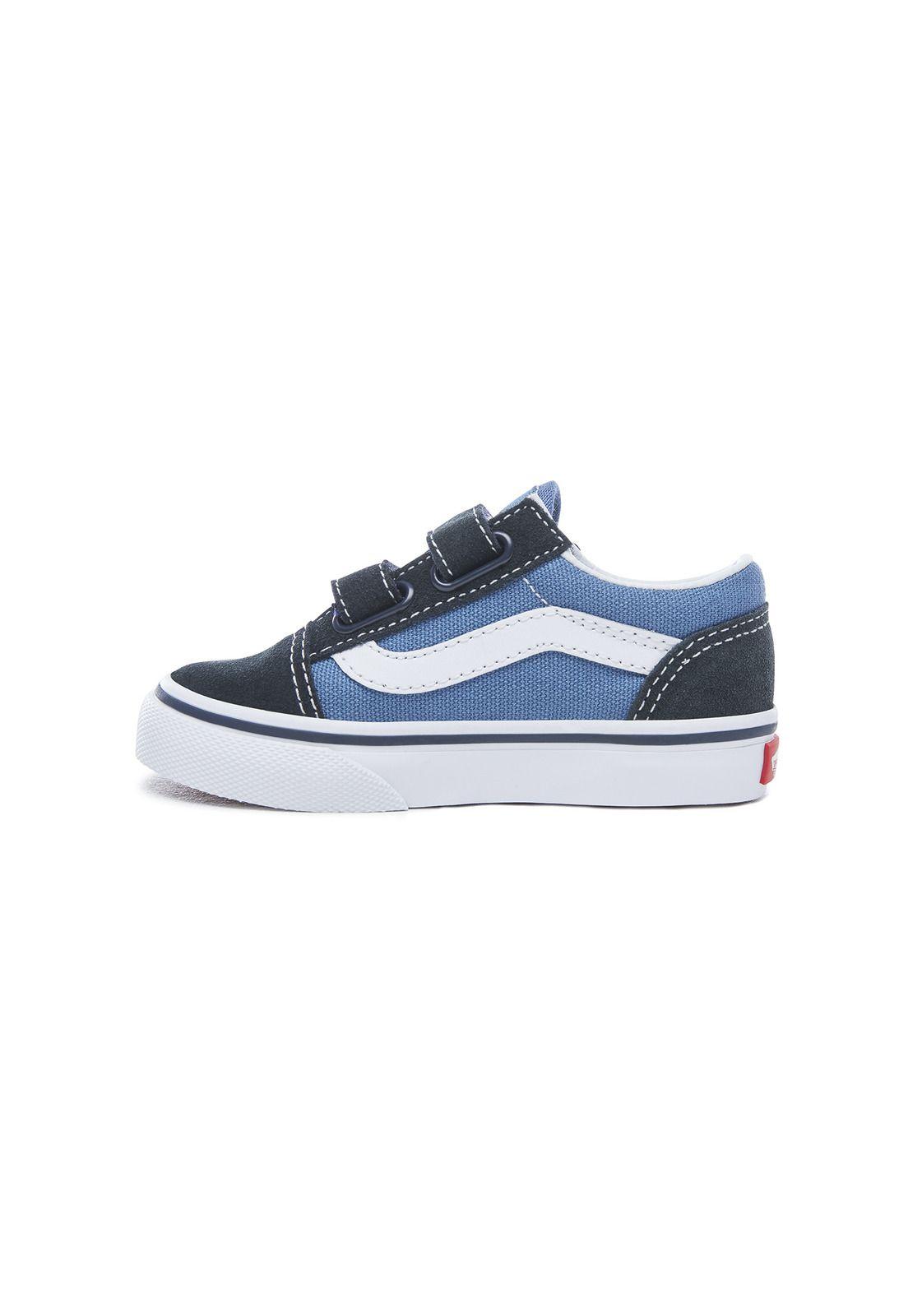 Zapatilla Niño Td Old Skool V Navy-3