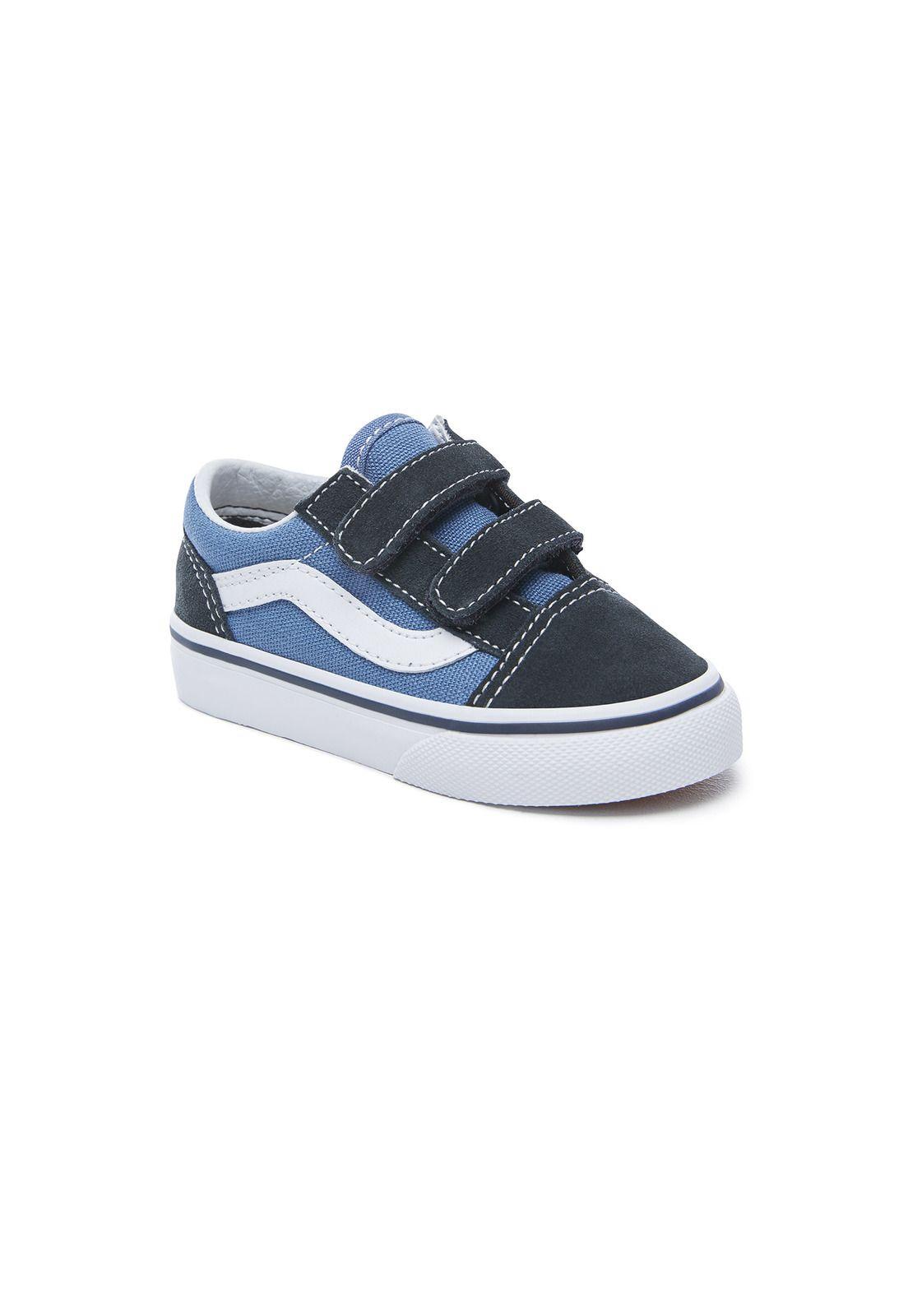 Zapatilla Niño Td Old Skool V Navy-4