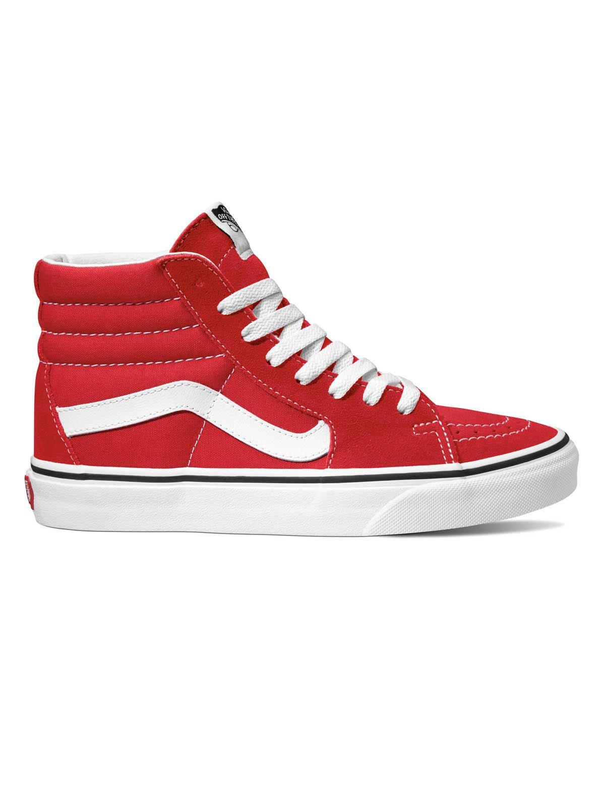 Zapatilla Con Caña Ua Sk8-Hi Rojo Unisex-0