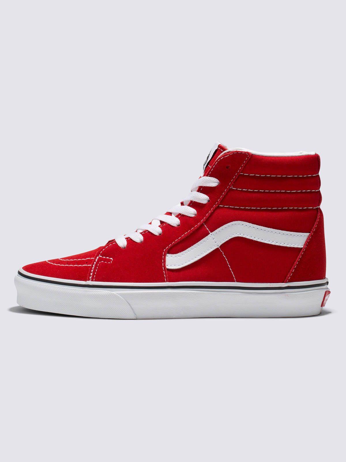 Zapatilla Con Caña Ua Sk8-Hi Rojo Unisex-3