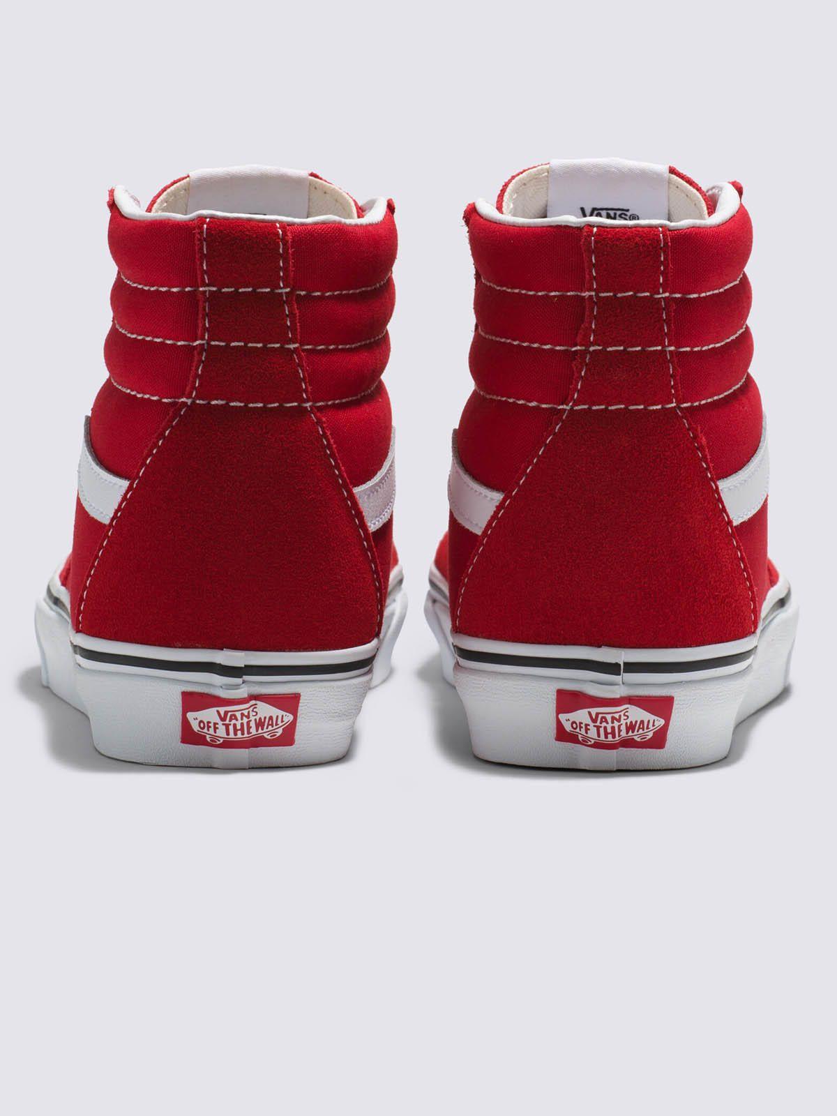 Zapatilla Con Caña Ua Sk8-Hi Rojo Unisex-5