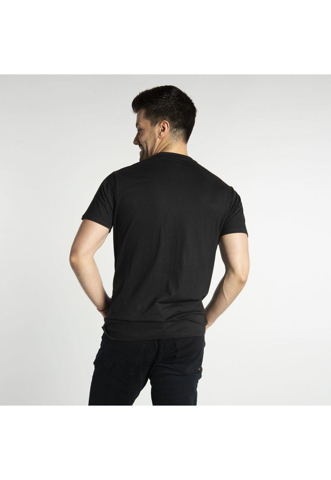 Polera M/C Hombre Fdtn Schematics Tee Negro-2