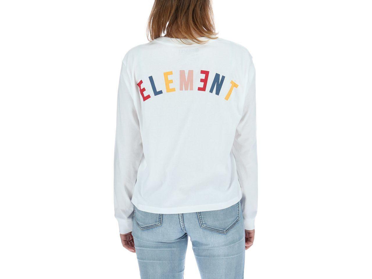 Polera M/L Mujer Rainbow Crop Ls Blanco-2